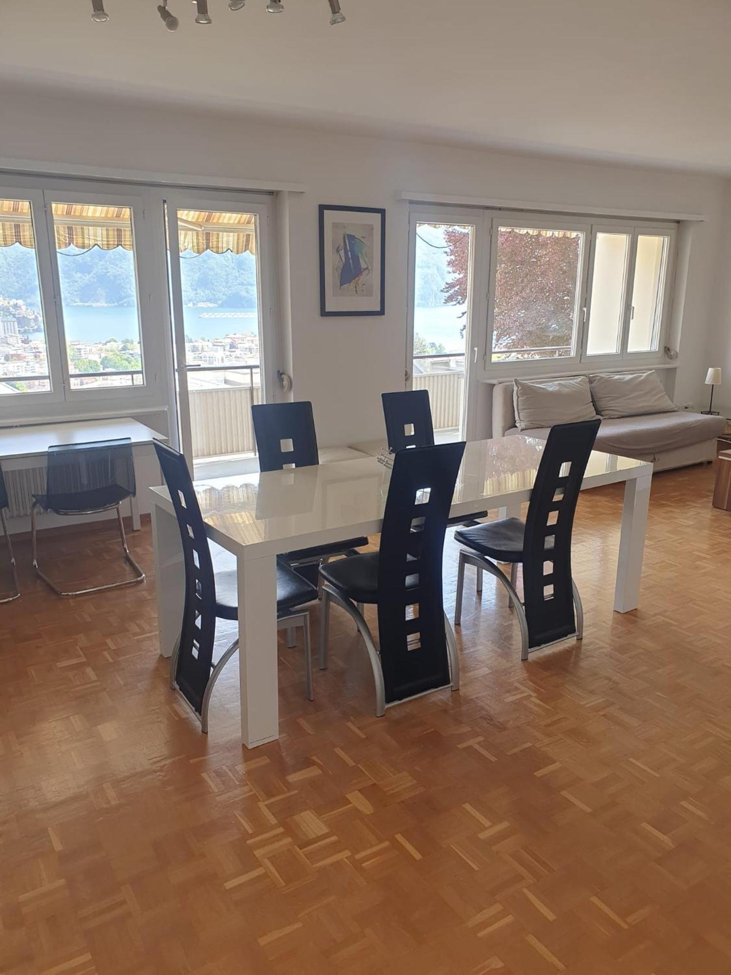 Lugano Lakeview Apartment With Self Check-In & Private Parking On Request Luaran gambar